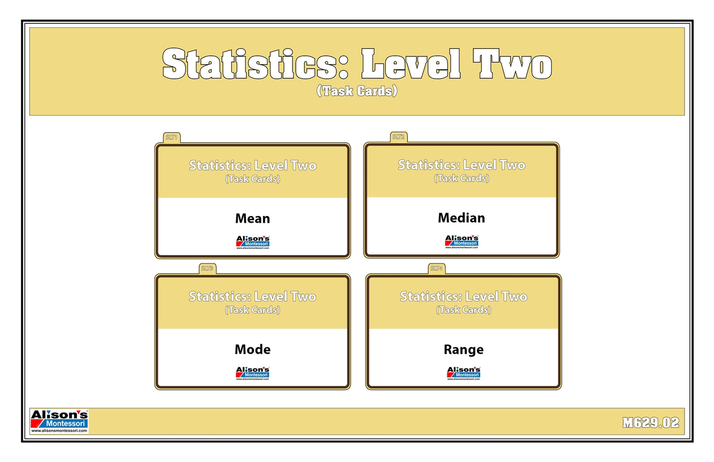 Statistics: Level Two (Task Cards)