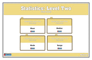 Statistics: Level Two (Task Cards)
