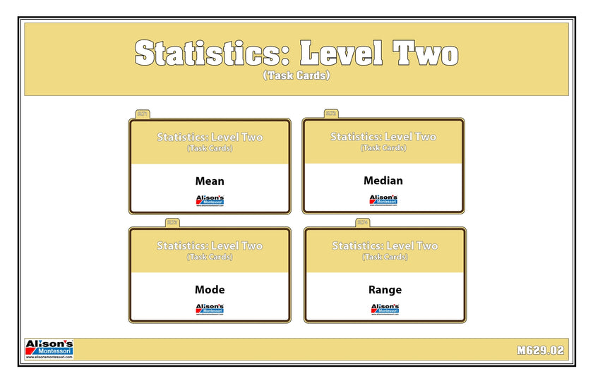 Statistics: Level Two (Task Cards)