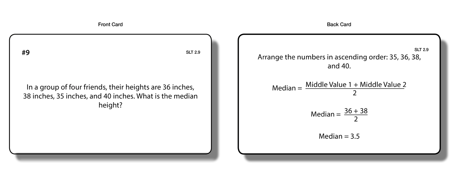 Statistics: Level Two (Task Cards)