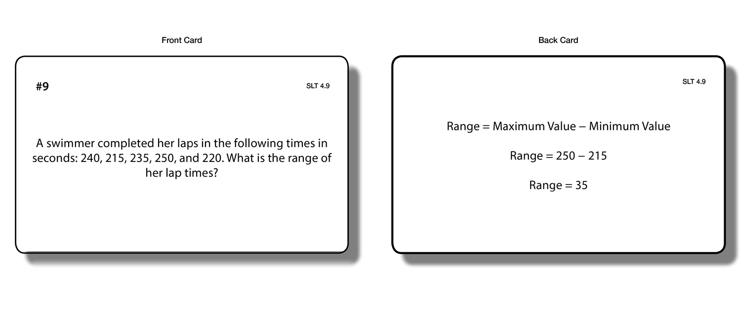 Statistics: Level Two (Task Cards)