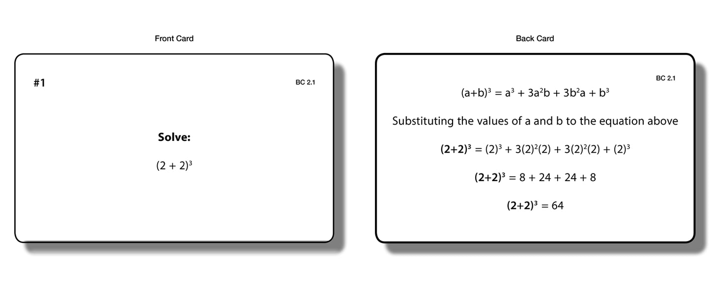 Binomial Cubing (Task Cards)