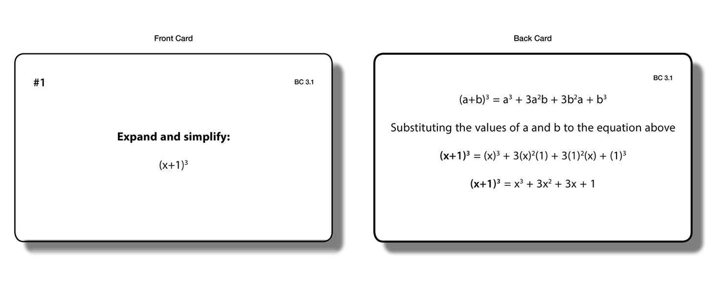 Binomial Cubing (Task Cards)
