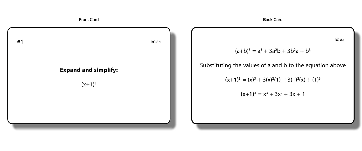 Binomial Cubing (Task Cards)