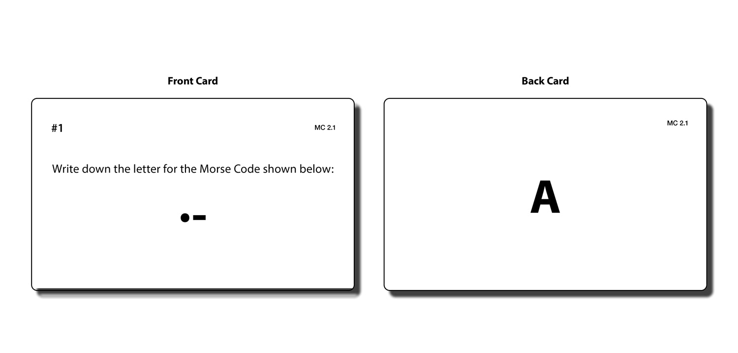 Morse Code (Task Cards)