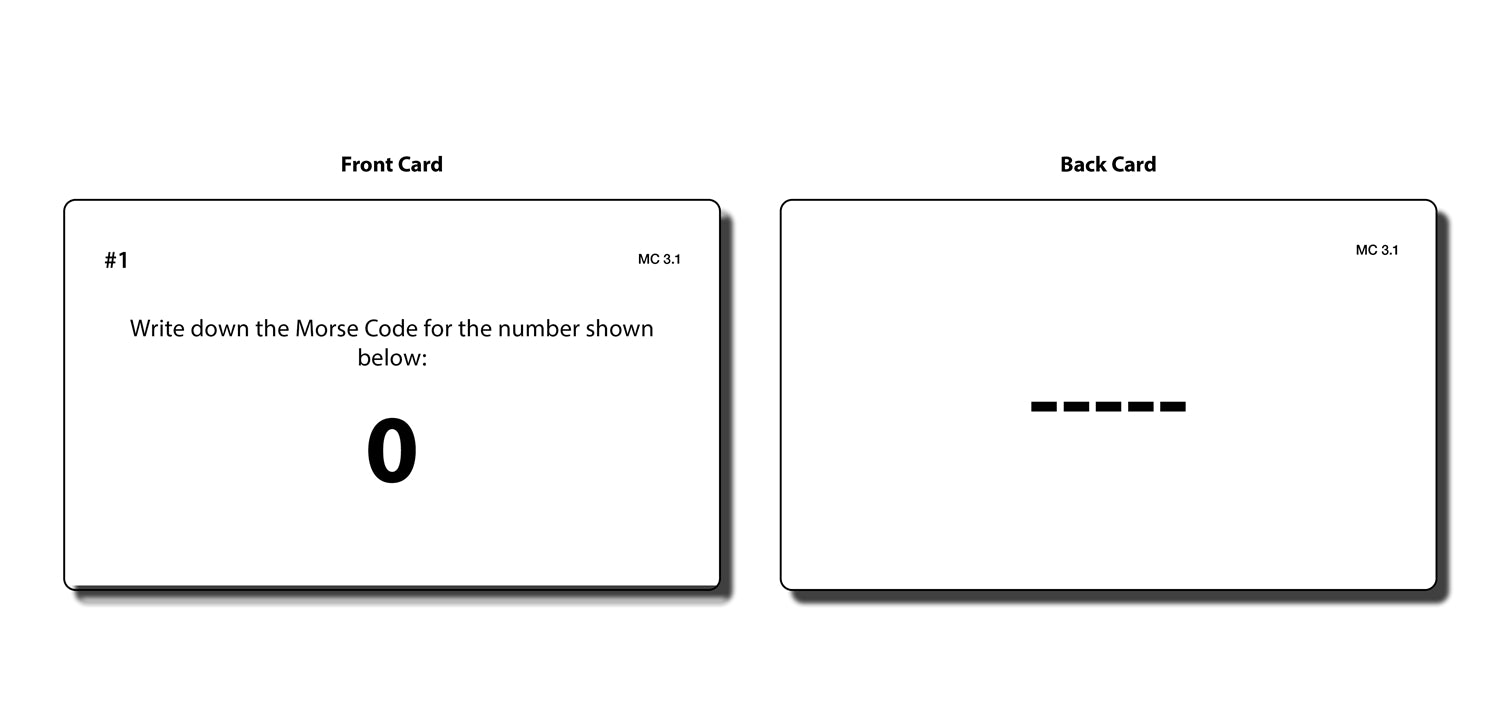 Morse Code (Task Cards)