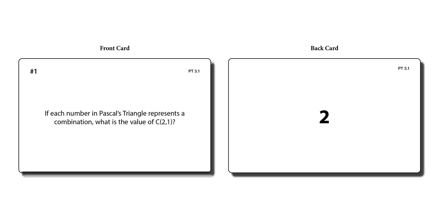 Pascal's Triangle (Task Cards)