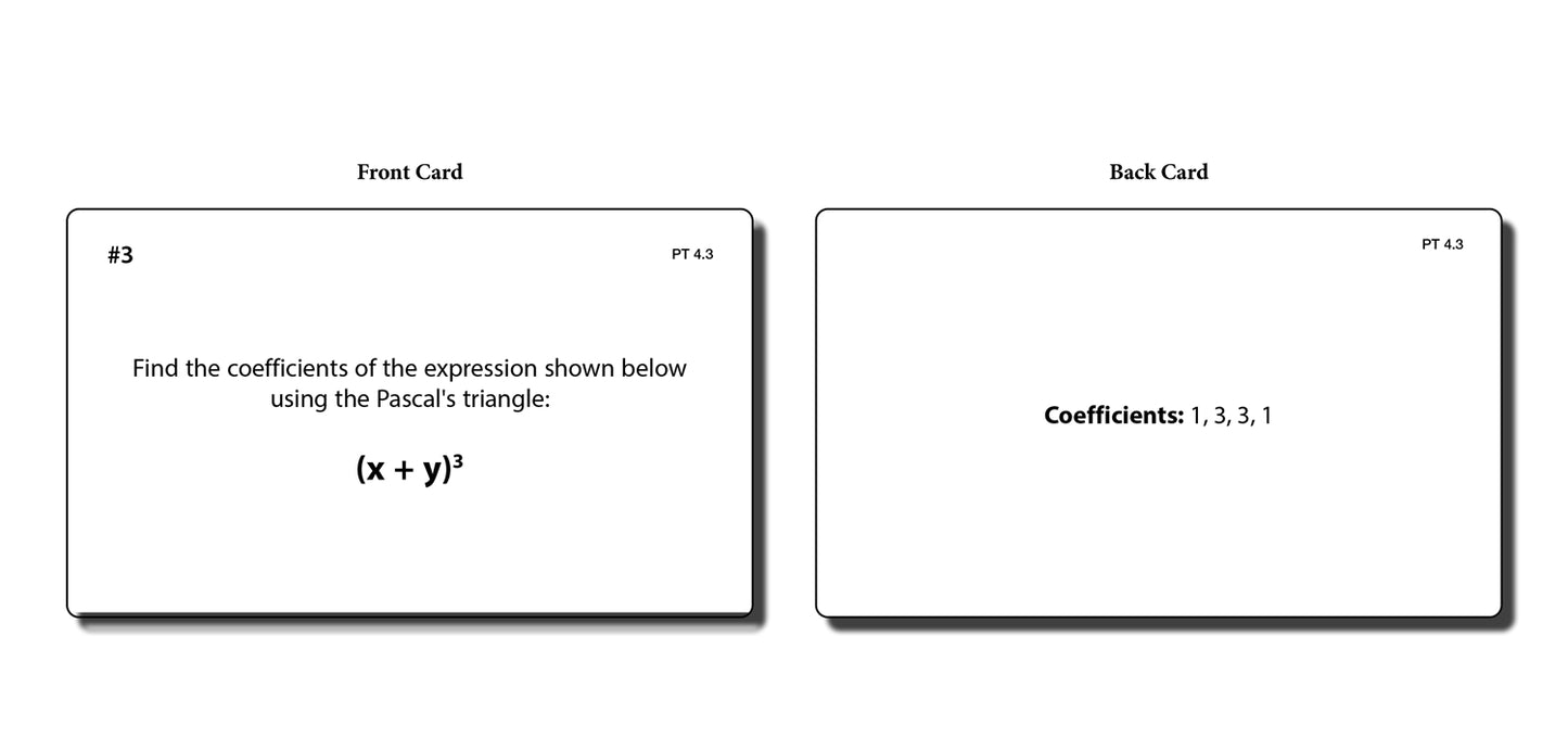 Pascal's Triangle (Task Cards)