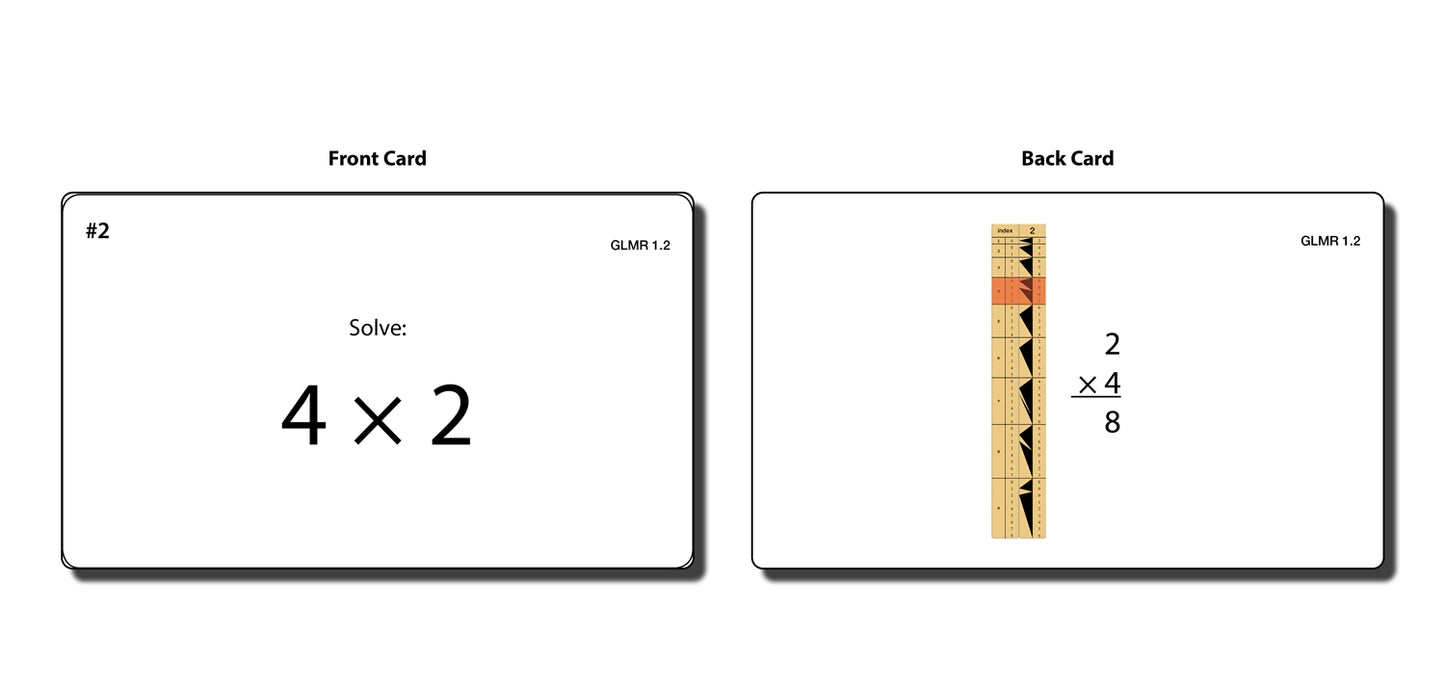 Genaille–Lucas Multiplication Rulers (Task Cards)