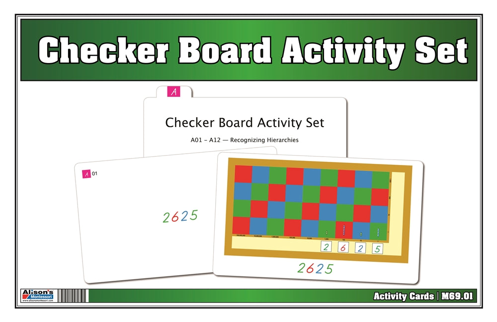 Checker Board Activity Set (Printed)