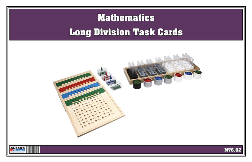 Mathematics Long Division Task Cards