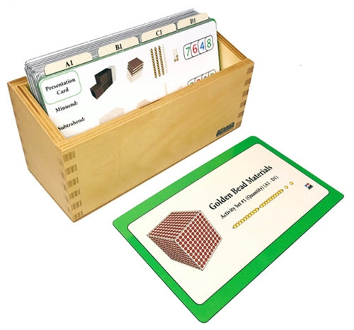 Golden Bead Materials (Quantity) Subtraction Activity Set #1 (A1-D1) (Printed)