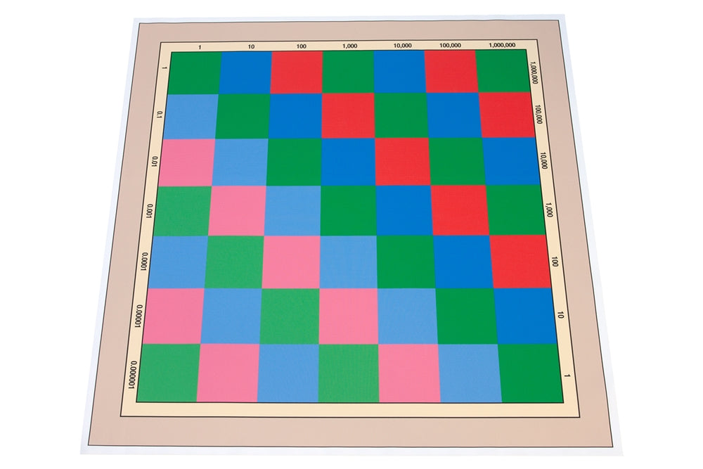 Cloth Decimal Checker Board