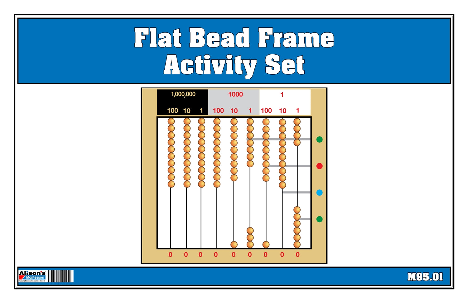 Flat Bead Frame Exercise Set (Printed)