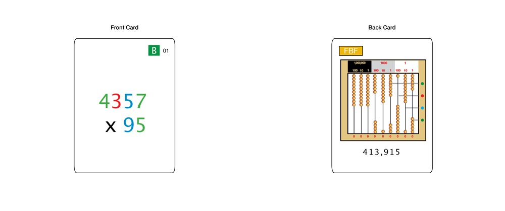 Flat Bead Frame Exercise Set (Printed)