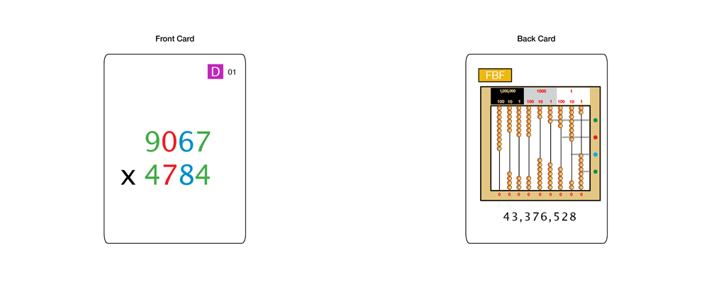 Flat Bead Frame Exercise Set (Printed)