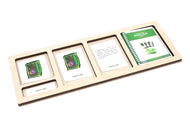 Five-Compartment Nomenclature Cards Tray