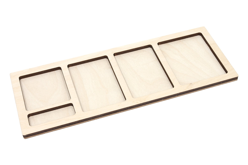 Five-Compartment Nomenclature Cards Tray