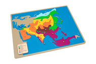 Biomes of Asia Puzzle Map