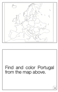 Puzzle Map of Europe Workbook (Printed)