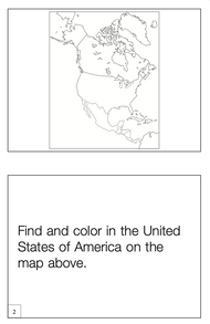 Puzzle Map of North America Workbook (Printed)