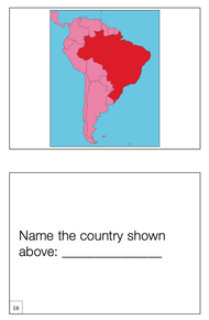 Puzzle Map of South America Workbook (Printed)