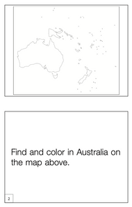 Puzzle Map of Australia Workbook (Printed)