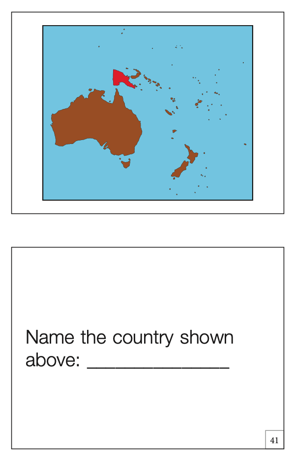 Puzzle Map of Australia Workbook (Printed)