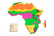 Biomes of Africa Puzzle Map