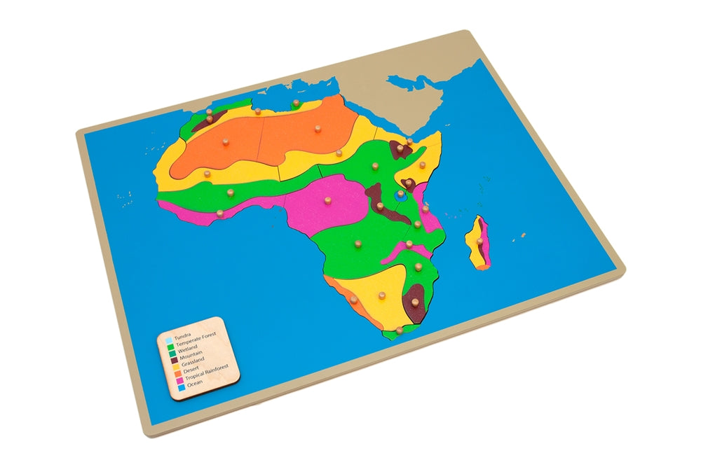 Biomes of Africa Puzzle Map