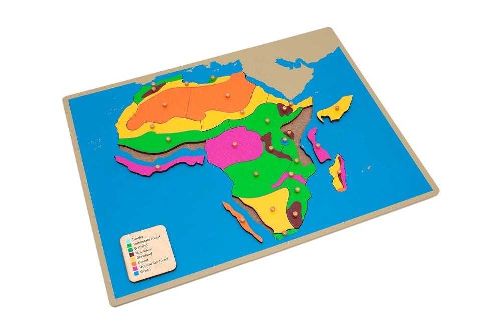 Biomes of Africa Puzzle Map
