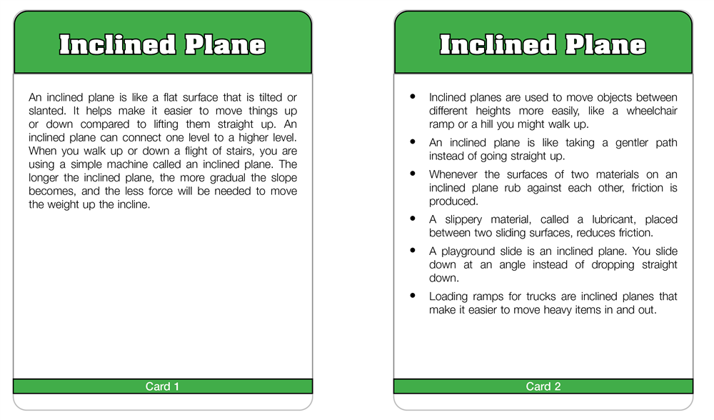 Simple Machines Research Cards
