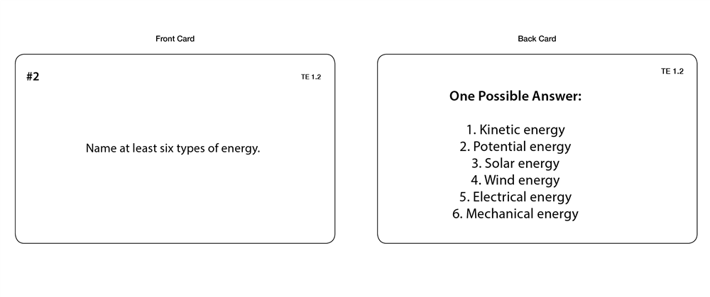 Types of Energy Task Cards