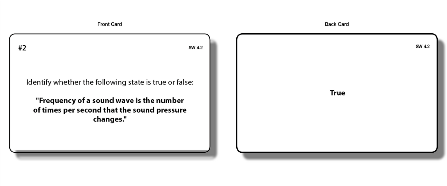 Sound Waves Task Cards