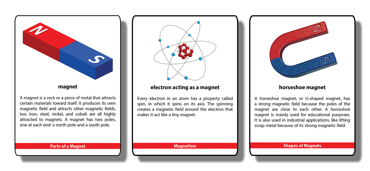The Study of Magnetism Research Cards