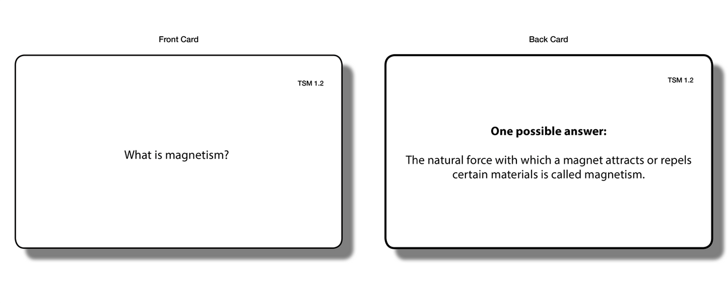 The Study of Magnetism Task Cards