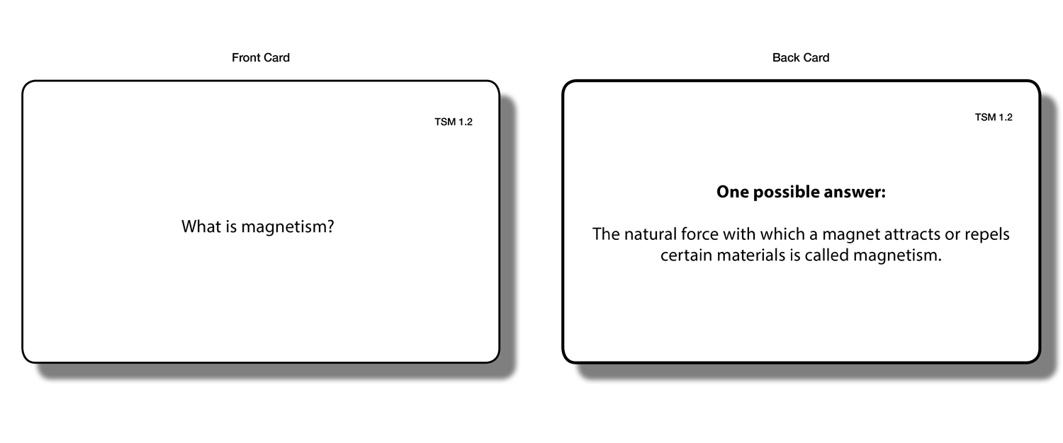 The Study of Magnetism Task Cards