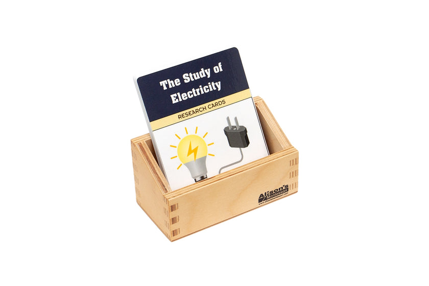 The Study of Electricity Research Cards