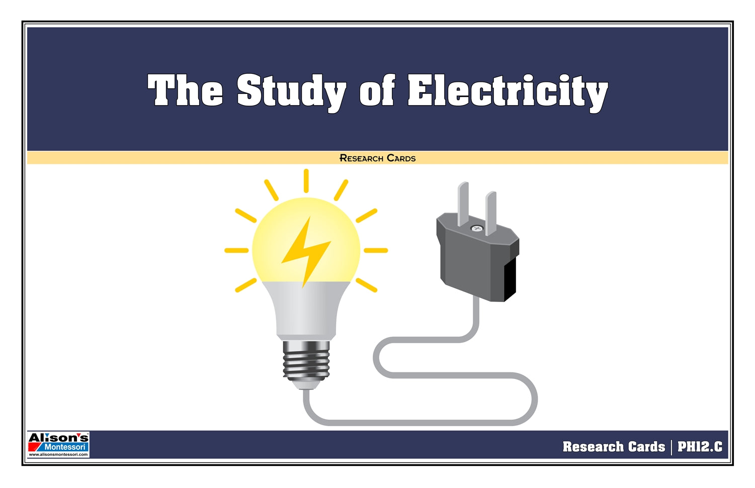 The Study of Electricity Research Cards