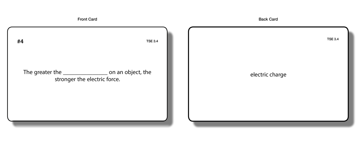 The Study of Electricity Task Cards