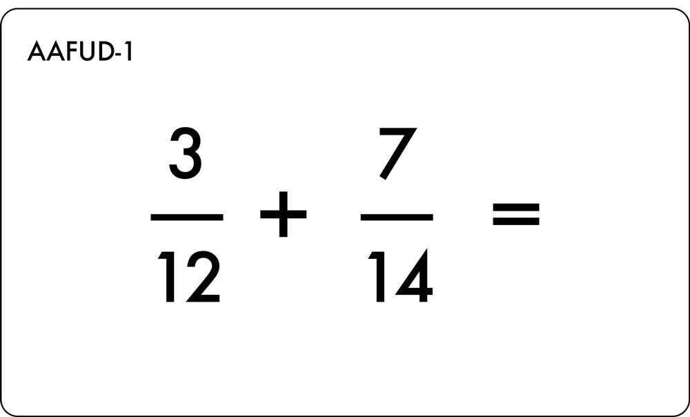 Adding Advanced Fractions with Unlike Denominators