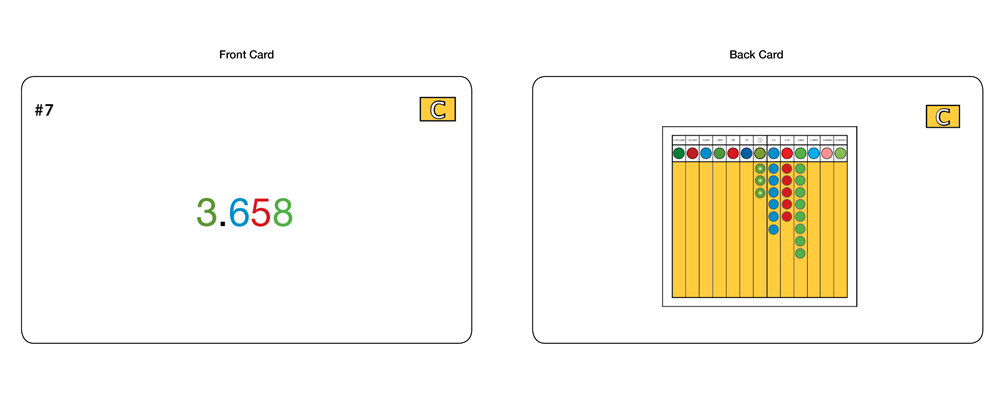 Decimal Fraction Board & Exercise (Premium Quality) Task Cards - Set 1