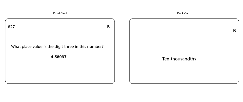 Decimal Fraction Board & Exercise (Premium Quality) Task Cards - Set 2
