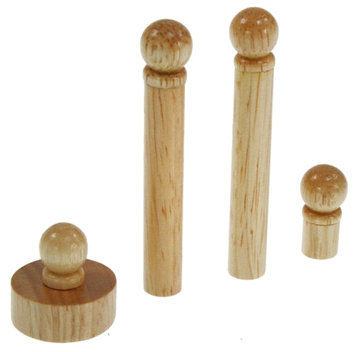 Replacement Set of Four Knobbed Cylinders