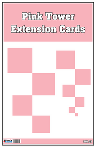 Pink Tower Extension Charts (Printed)