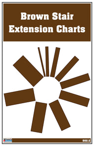 Brown Stair Extension Charts (Printed)