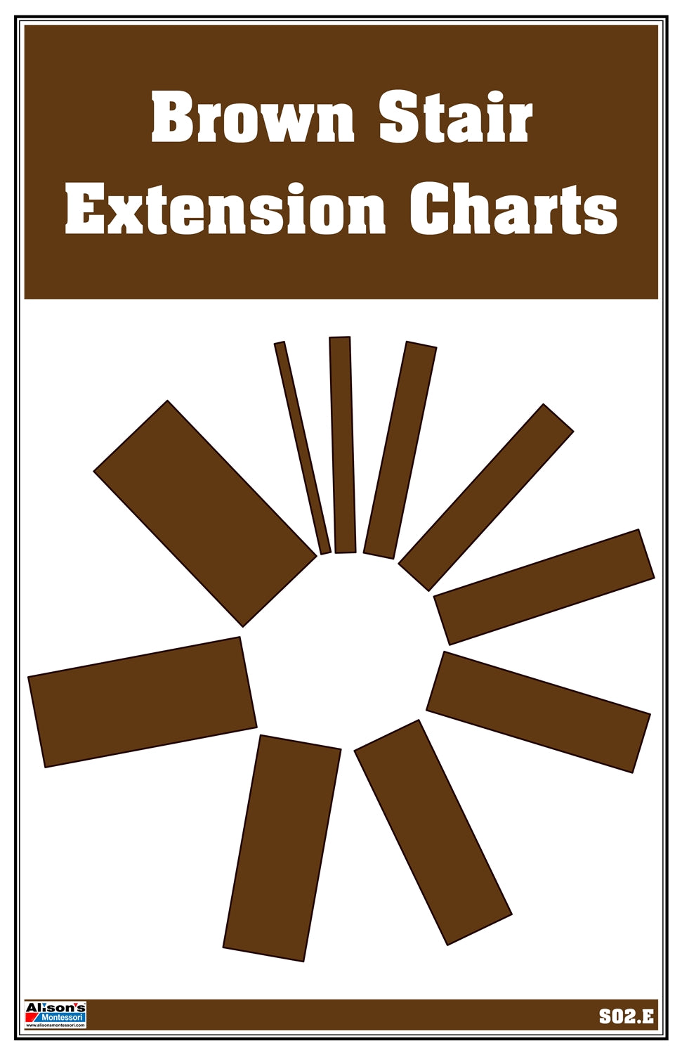 Brown Stair Extension Charts (Printed)
