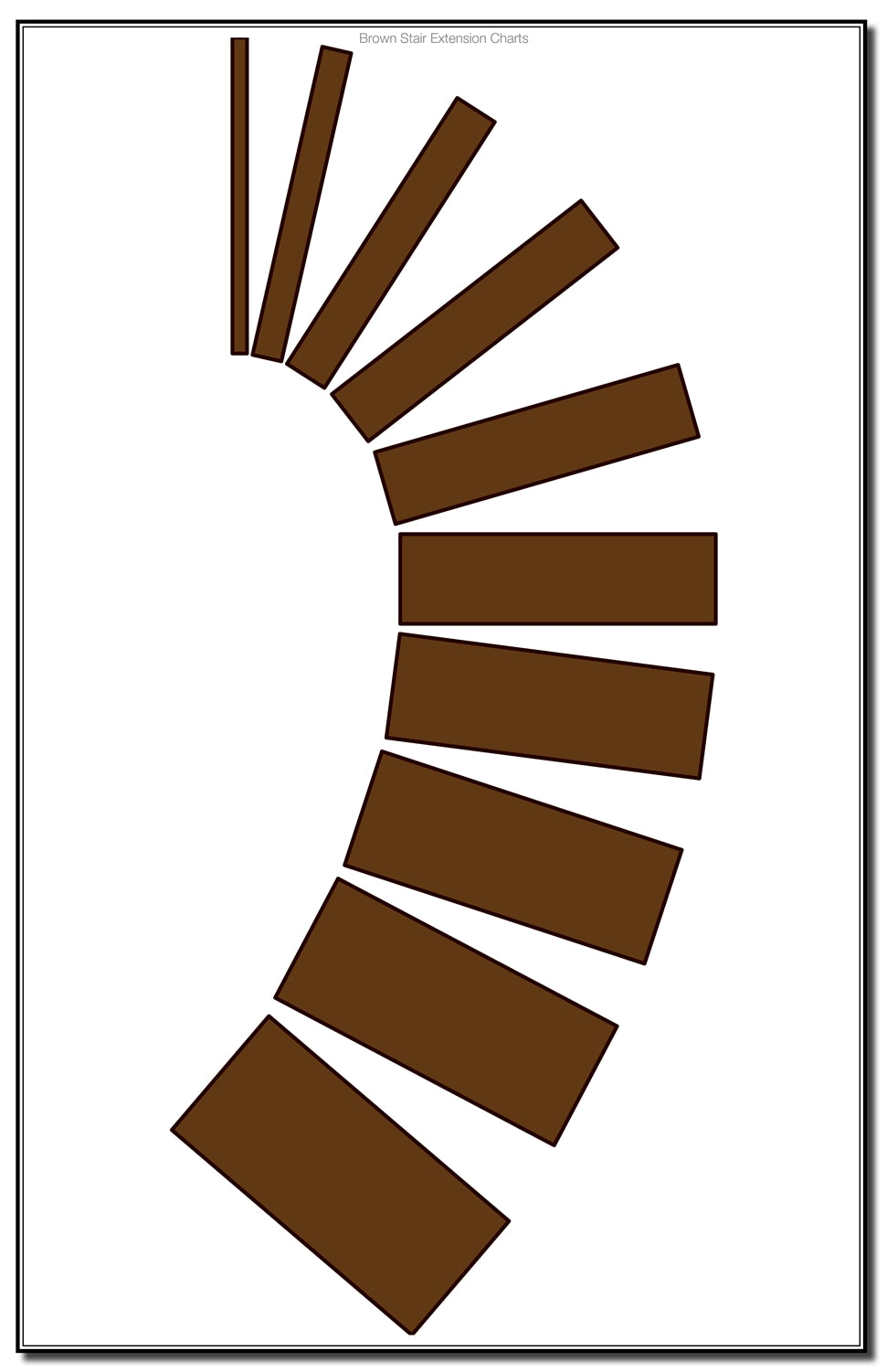 Brown Stair Extension Charts (Printed)