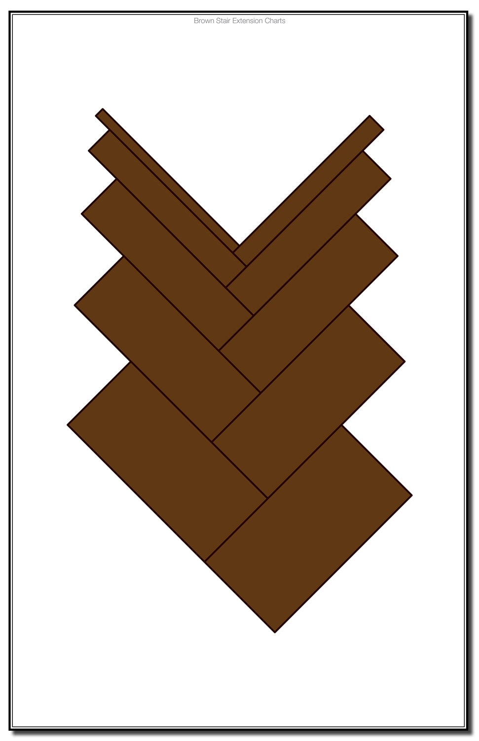 Brown Stair Extension Charts (Printed)