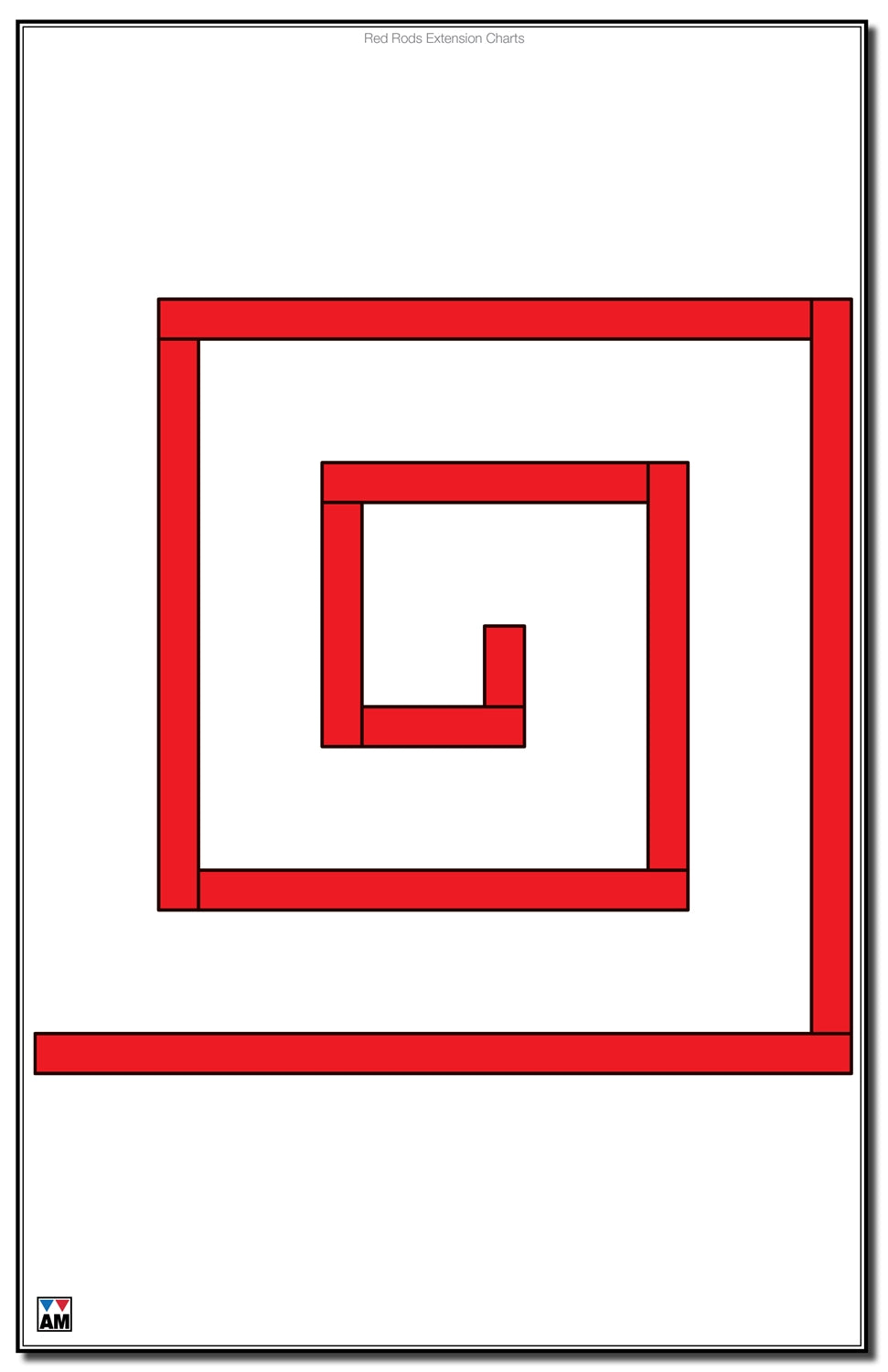 Red Rods Extension Charts (Printed)
